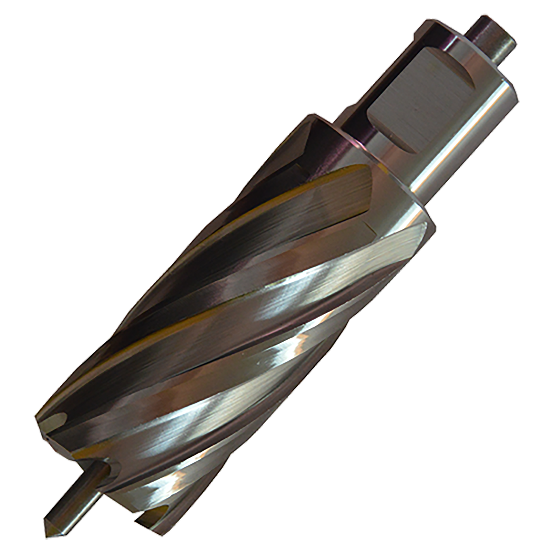Cortador anular para perforación de placas gruesas de acero, diseñado para taladros magnéticos. Ofrece una geometría óptima del filo para un mejor arranque de virutas, corta 10 veces más rápido que una broca en espiral y genera menos calor, asegurando orificios exactos y un ahorro considerable de tiempo y energía.
