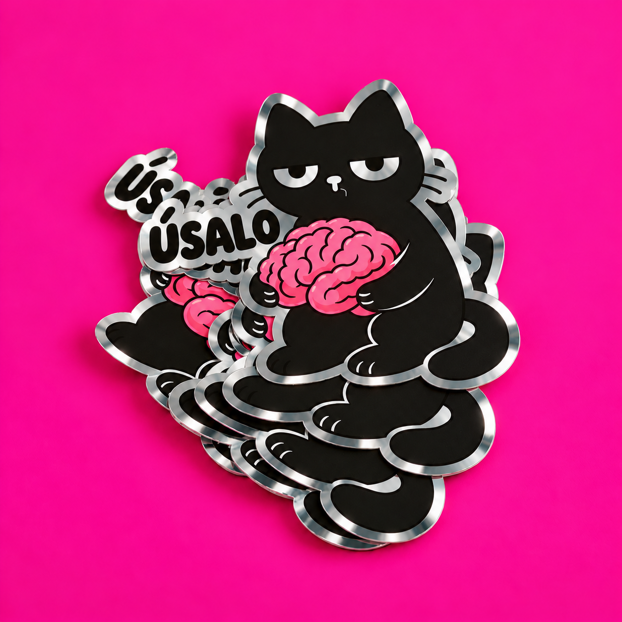 Resultado terminado de Stickers Metálicos